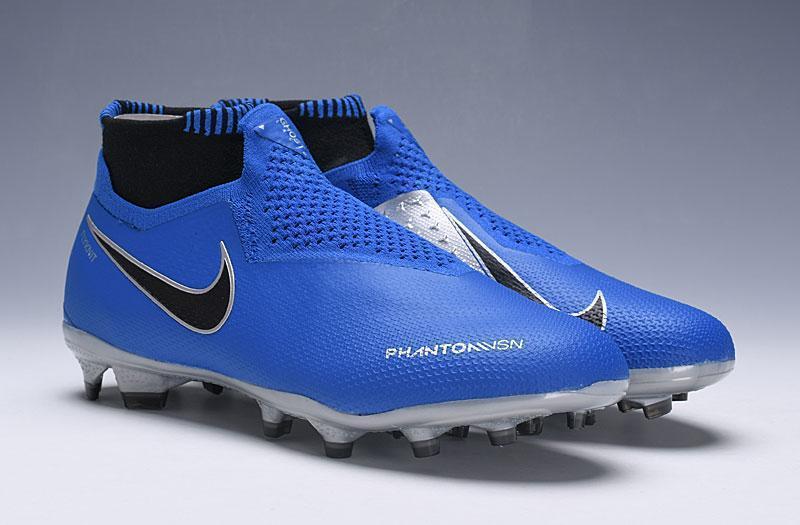 Nike Phantom Vision Elite DF FG Blue Silver Black