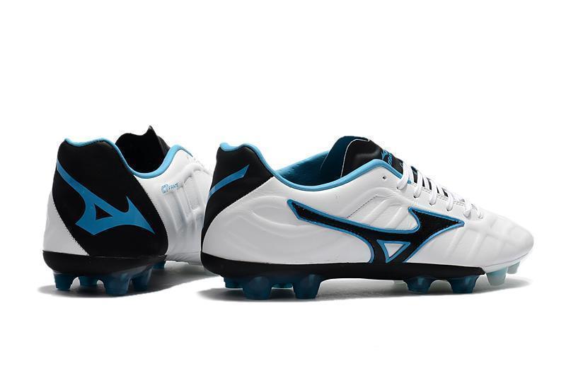 Mizuno Rebula V1 FG Soccer Cleats White Black Blue