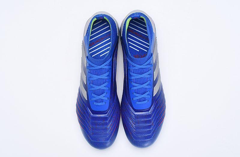 New Adidas Predator 19.1 FG Soccer Cleats Shoes Blue Red