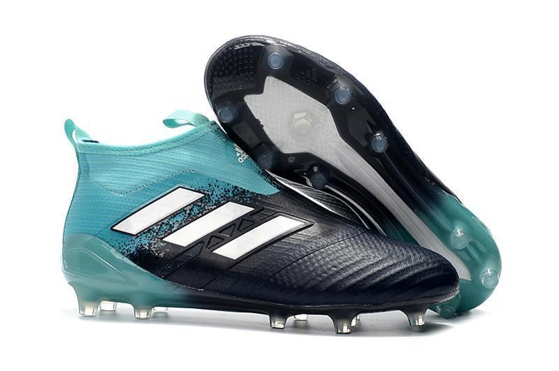 Adidas ACE FG Soccer Cleats Shoes Blue Skyblue White