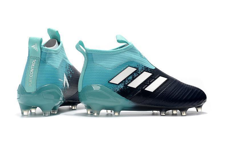 Adidas ACE FG Soccer Cleats Shoes Blue Skyblue White