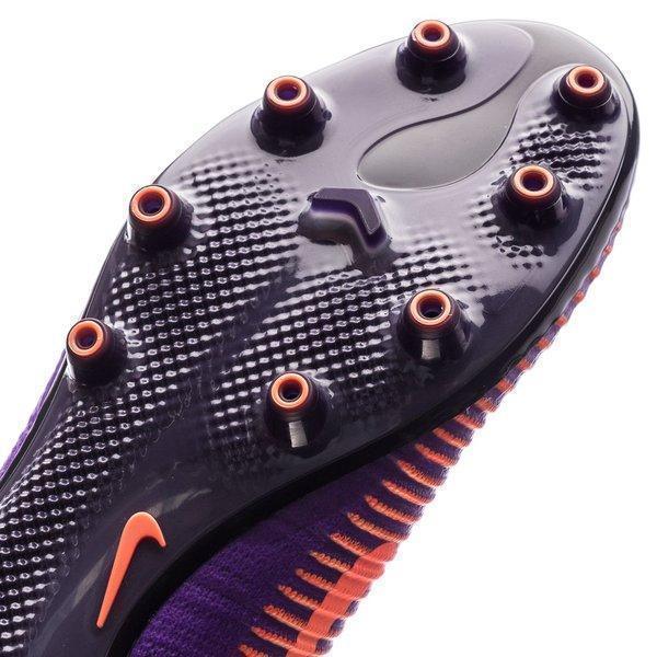 Nike Mercurial Superfly V AG Soccer Cleats Purple Bright Citrus