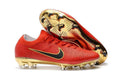 Nike Mercurial Vapor Flyknit Ultra FG Soccer Cleats Red Golden