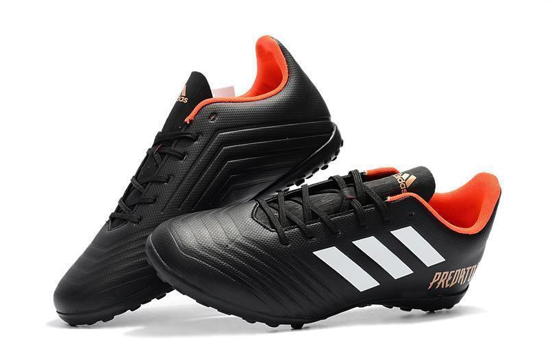 New Adidas Predator Accelerator TF Soccer Cleats Shoes Black White Orange