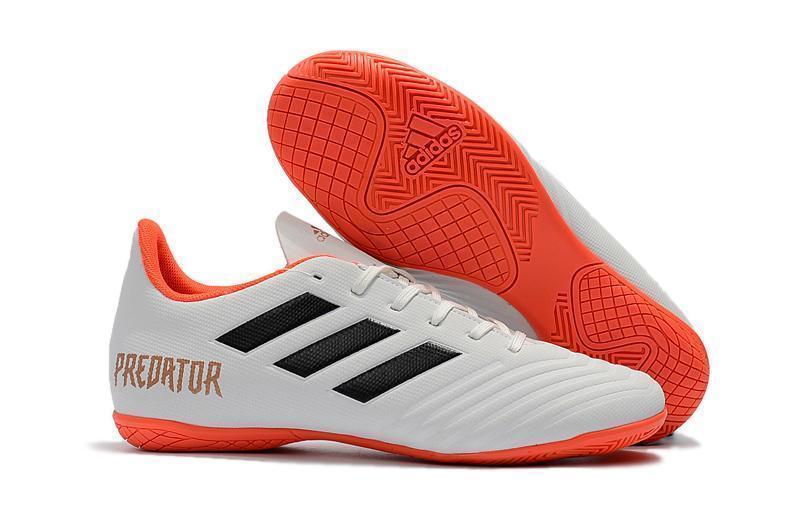 New Adidas Predator Tango 18.4 Soccer Cleats Shoes Gray Orange Black