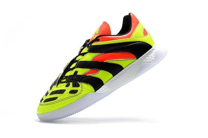 New Adidas Predator Accelerator TF Soccer Cleats Shoes Green Red Black