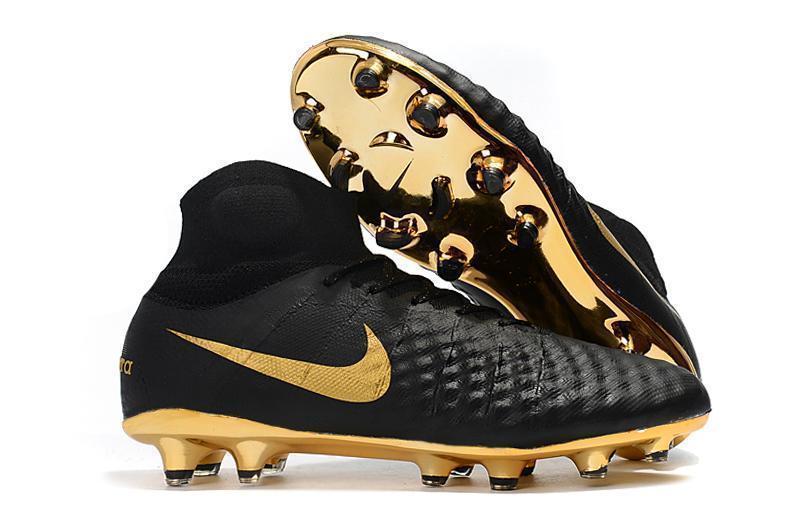 New Nike Magista Obra II Soccer Cleats Shoes Black Gold