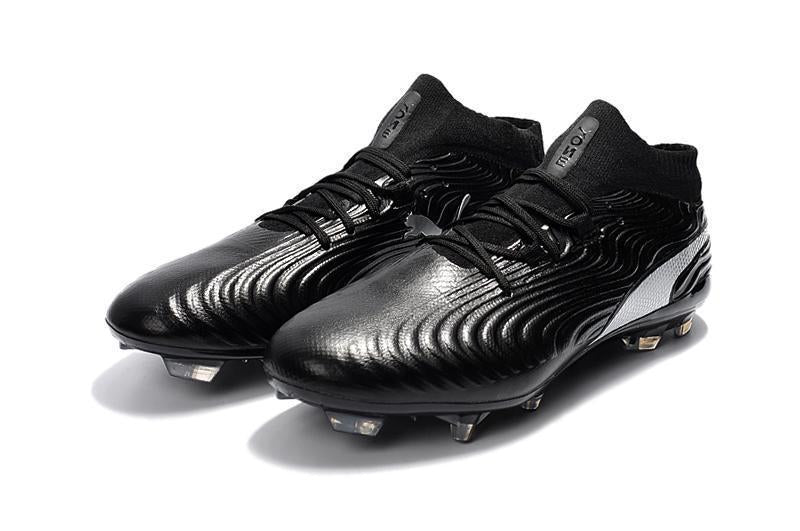 PUMA ONE 18.1 FG Soccer Cleats Black Volt Silver