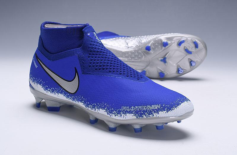 Nike Phantom Vision Elite DF FG Blue Silver