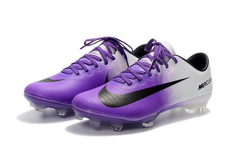 Nike Mercurial Vapor XI FG Soccer Cleats Purple White