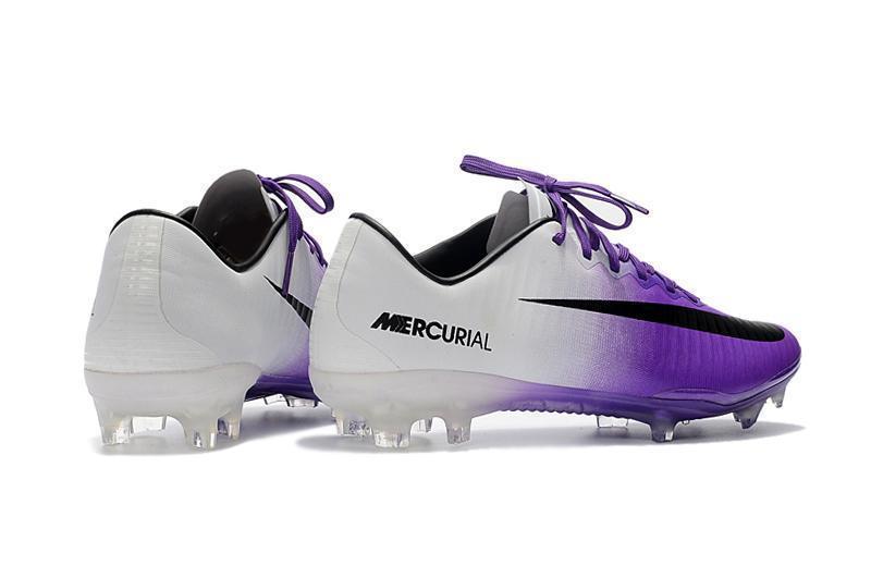 Nike Mercurial Vapor XI FG Soccer Cleats Purple White