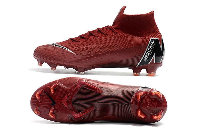 NIKE Mercurial Superfly VI 360 Elite Neymar FG Maroon High Cut