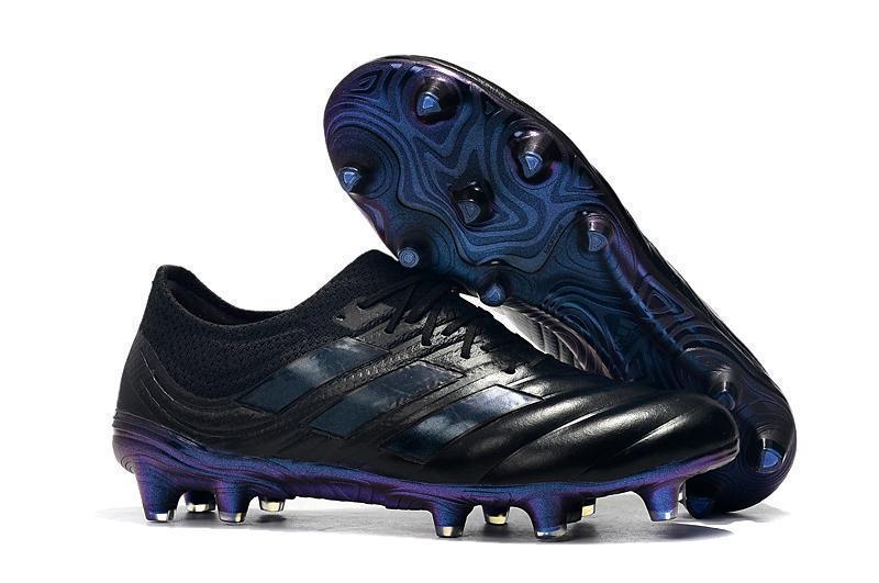 New Adidas Copa 19.1 FG Soccer Cleats Shoes Black Blue