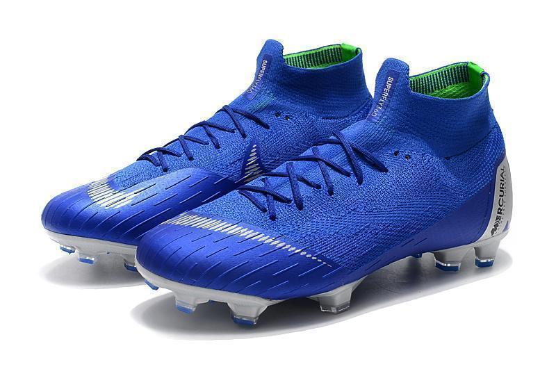 NIKE Mercurial Superfly VI 360 Elite FG Blue Silver