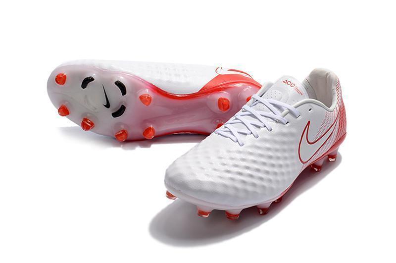 New Nike Magista Obra II FG Soccer Cleats Shoes White Red Stripe