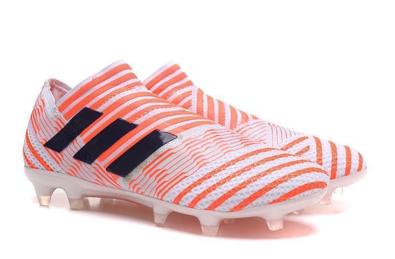 New Adidas Nemeziz Messi 17+ 360 Agility FG Soccer Cleats Shoes Orange White Black