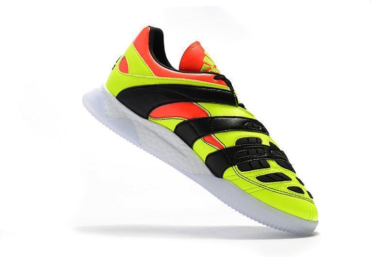 New Adidas Predator Accelerator TF Soccer Cleats Shoes Green Red Black