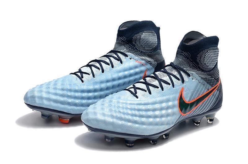 New Nike Magista obra II FG Soccer Cleats Shoes Blue Black Orange