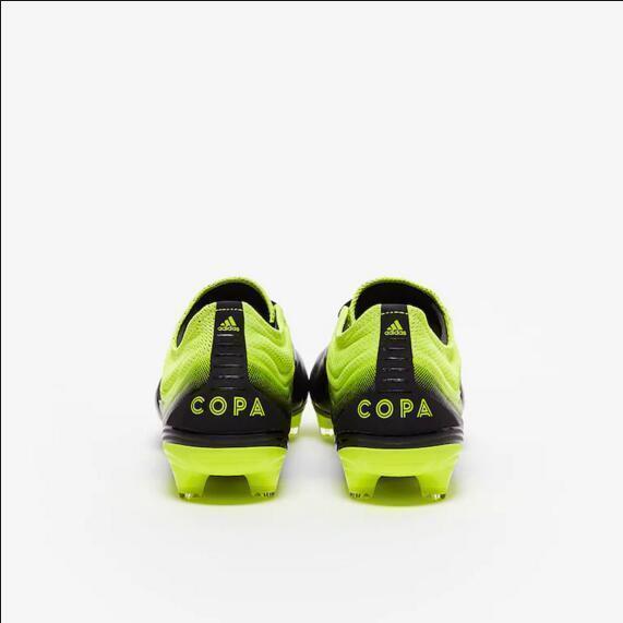 Adidas Copa 19.1 FG Soccer Cleats Shoes Black Yellow Green