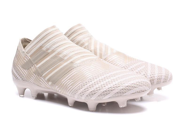 Adidas Nemeziz Messi 17.1 FG Soccer Cleats White Creamy