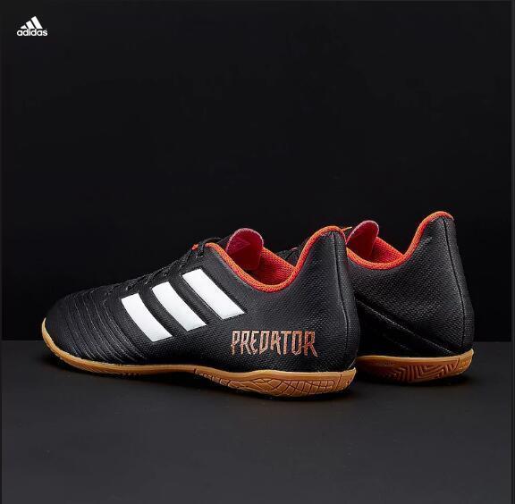 New Adidas Predator Tango 18.4 TF Soccer Cleats Shoes Black White Orange