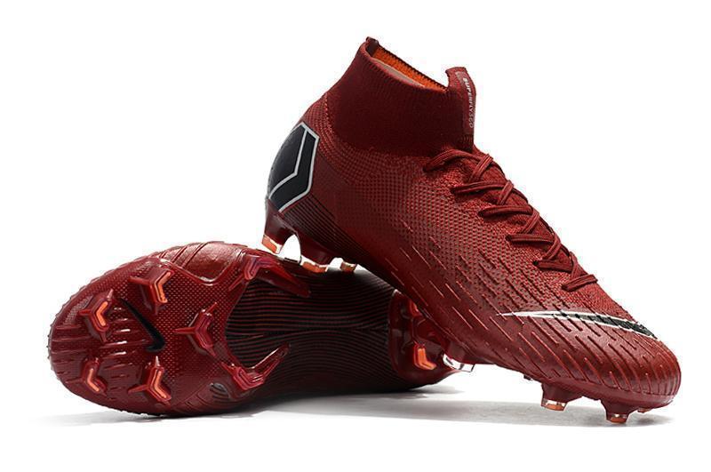 NIKE Mercurial Superfly VI 360 Elite Neymar FG Maroon High Cut