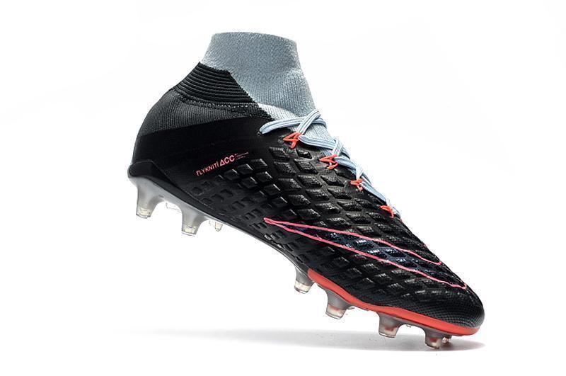 Nike Hypervenom Phantom III DF FG Soccer Cleats Black Pink Army Blue