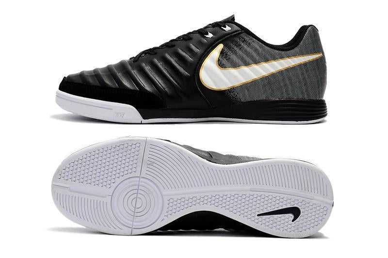 Nike TiempoX Ligera IV IC Indoor Soccer Shoes CY0037 Black/White/Black