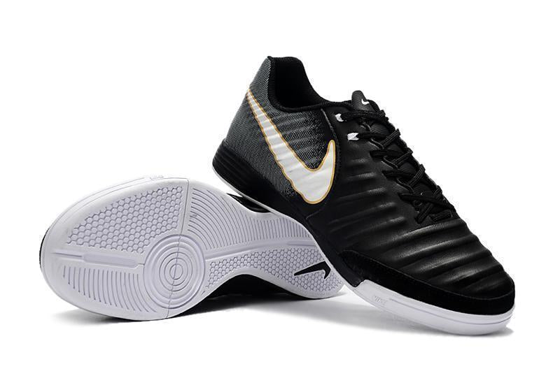 Nike TiempoX Ligera IV IC Indoor Soccer Shoes CY0037 Black/White/Black