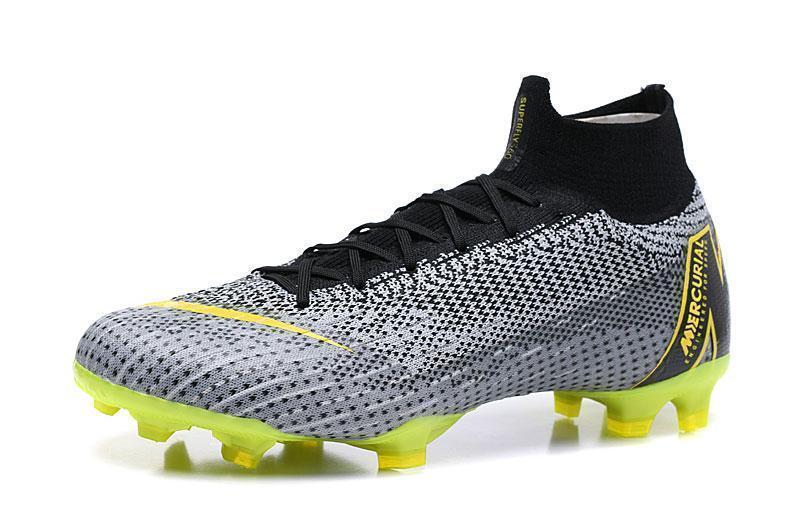 NIKE Mercurial Superfly VI 360 Elite FG Grey Yellow