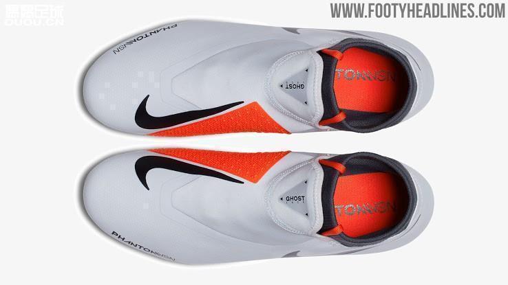 Nike Phantom Vision Elite DF FG Soccer Cleats White Orange Black