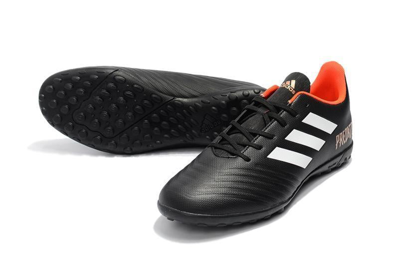 New Adidas Predator TF Soccer Cleats Shoes Black White Orange