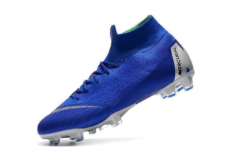 NIKE Mercurial Superfly VI 360 Elite FG Blue Silver