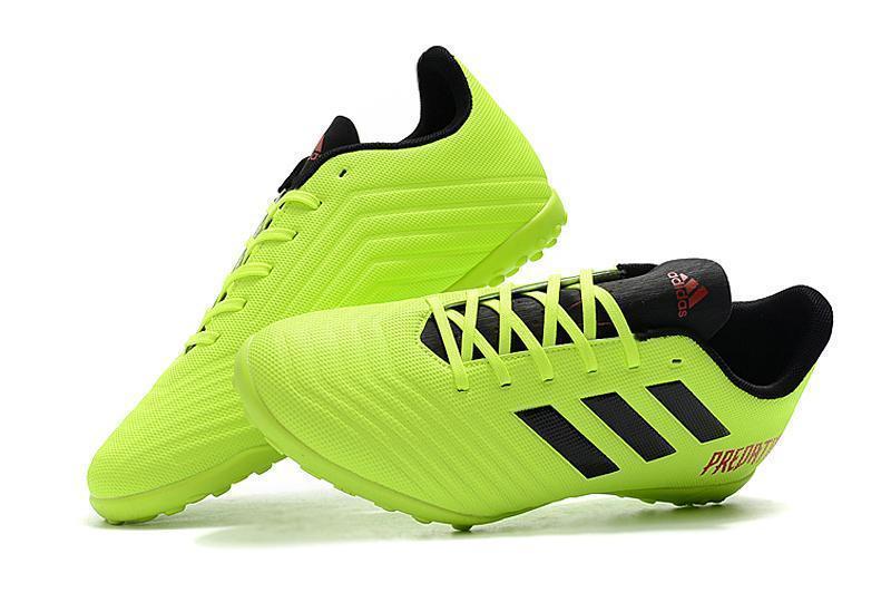 New Adidas Predator TF Soccer Cleats Shoes Green Black Orange