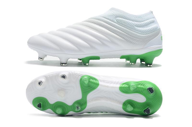 Adidas Copa 19+ FG Soccer Cleats Shoes White Green