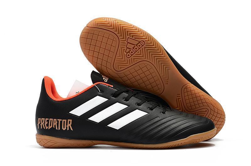 New Adidas Predator Tango 18.4 TF Soccer Cleats Shoes Black White Orange