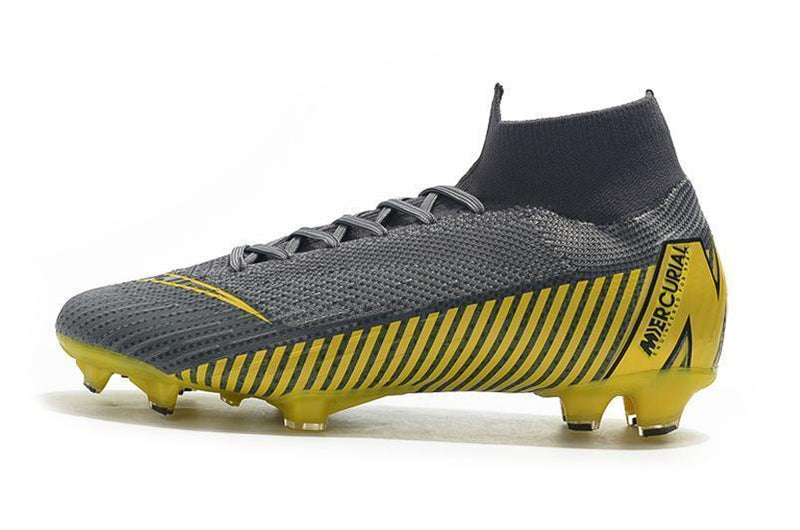 NIKE Mercurial Superfly VI 360 Elite FG Yellow Stripe Grey