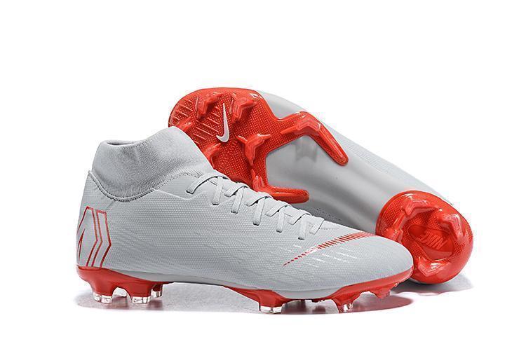 NIKE Mercurial Superfly VI 360 Elite FG Grey Red