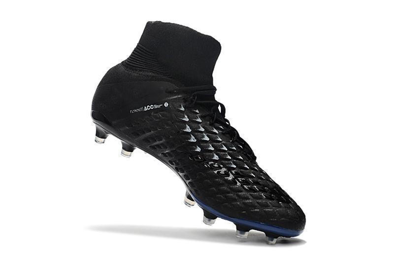 Nike Hypervenom Phantom III DF FG Soccer Cleats All Black