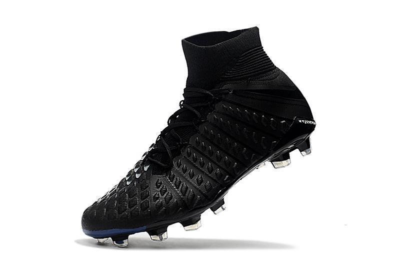 Nike Hypervenom Phantom III DF FG Soccer Cleats All Black