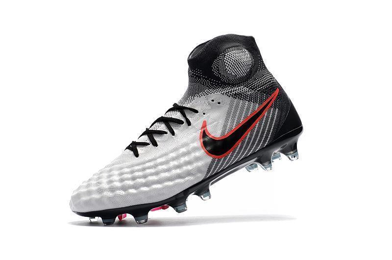 New Nike Magista obra II FG Soccer Cleats Shoes White Black Red