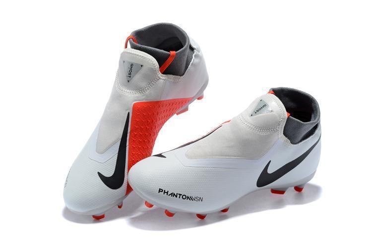 Nike Phantom Vision Elite DF FG Soccer Cleats White Orange Black