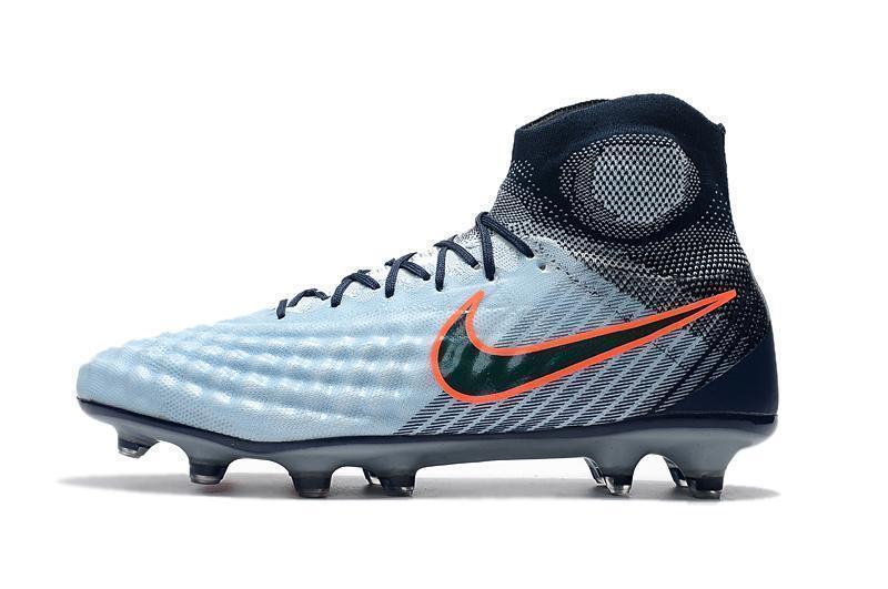 New Nike Magista obra II FG Soccer Cleats Shoes Blue Black Orange