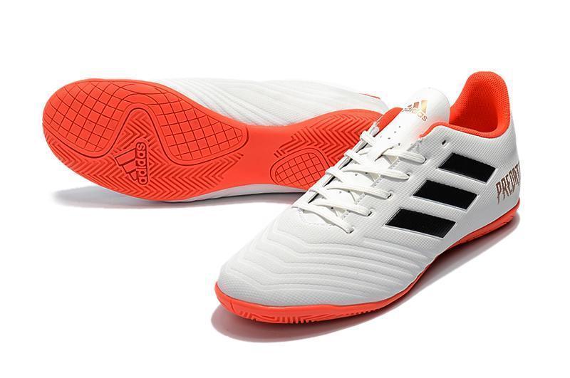 New Adidas Predator Tango 18.4 Soccer Cleats Shoes Gray Orange Black