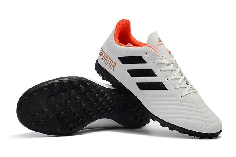 New Adidas Predator TF Soccer Cleats Shoes Gray Black Orange