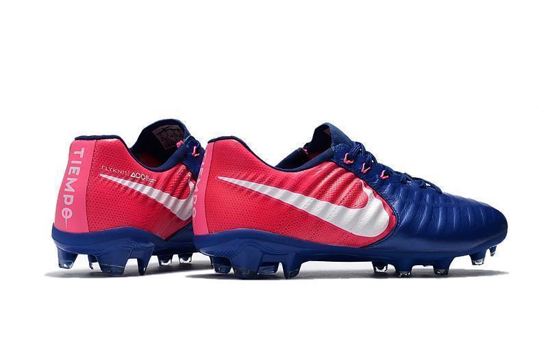 Nike Tiempo Legend VII FG Soccer Cleats Blue Pink White