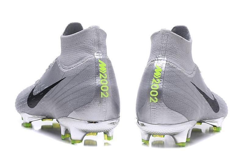 Nike Mercurial Superfly VI Elite FG Silver Black High Cut