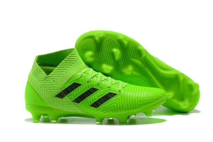 New Adidas Nemeziz 18.1 FG Soccer Cleats Shoes Green Black