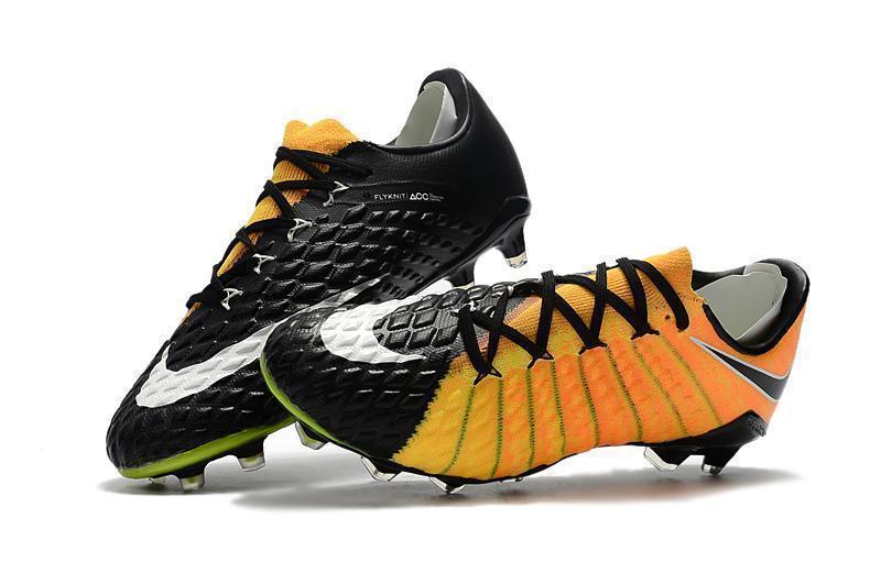 Nike Hypervenom Phantom III FG Soccer Cleats Yellow Black