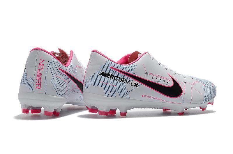 Nike Mercurial Vapor X Neymar FG Soccer Cleats White Pink Black